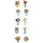 Floral Stickers - assorted 10's 